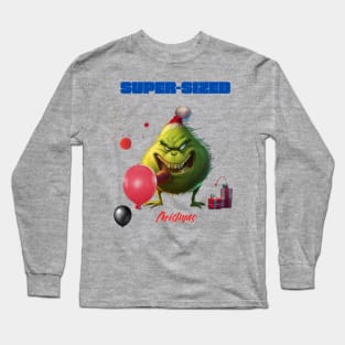 Super-Sized Christmas Grinch Long Sleeve T-Shirt